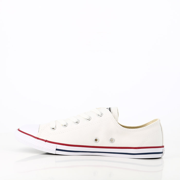 Converse chaussures converse chuck taylor all star ox dainty blanc rouge blanc1001801_3