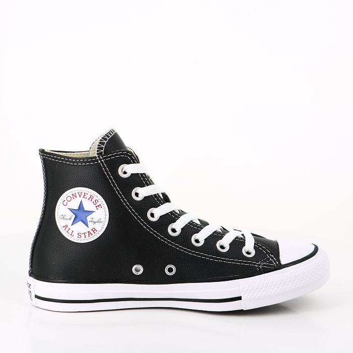 Converse chaussures converse chuck taylor all star hi cuir black noir