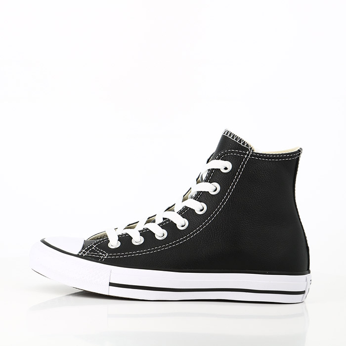 Converse chaussures converse chuck taylor all star hi cuir black noir1002801_3
