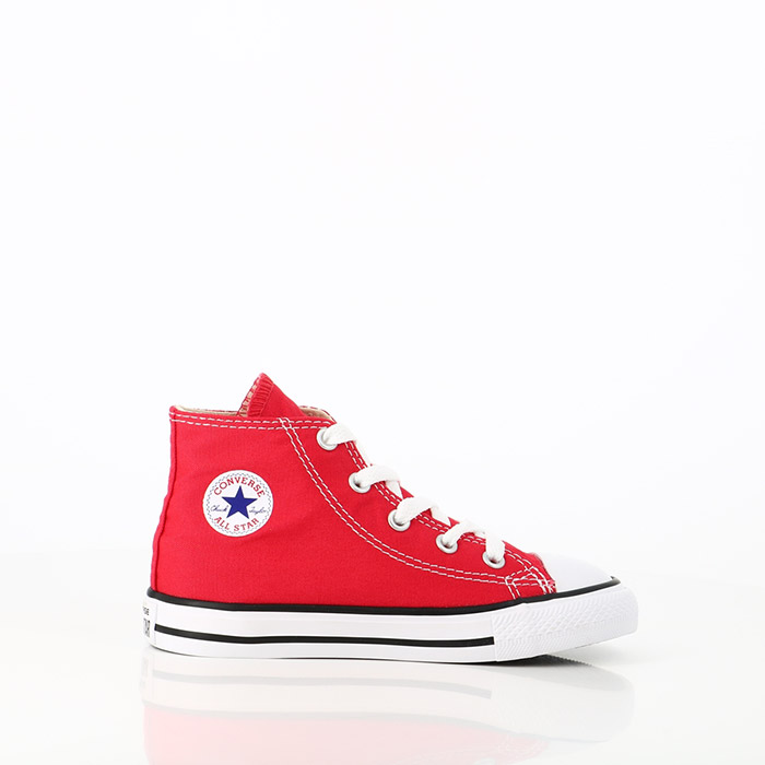 Converse chaussures converse enfant chuck taylor all star hi rouge