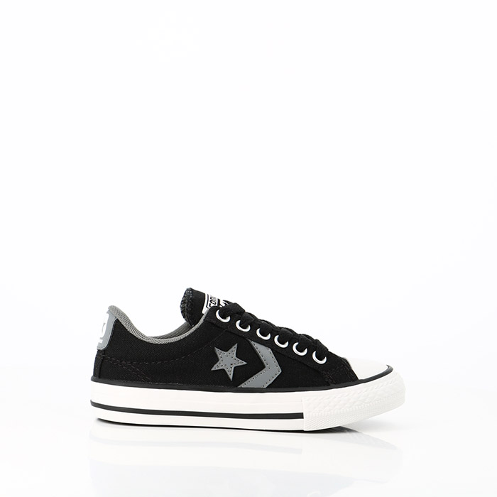 Converse chaussures converse enfant star player ox noir gris noir