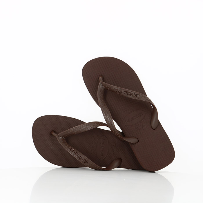 Havaianas chaussures havaianas top dark brown marron1006001_2