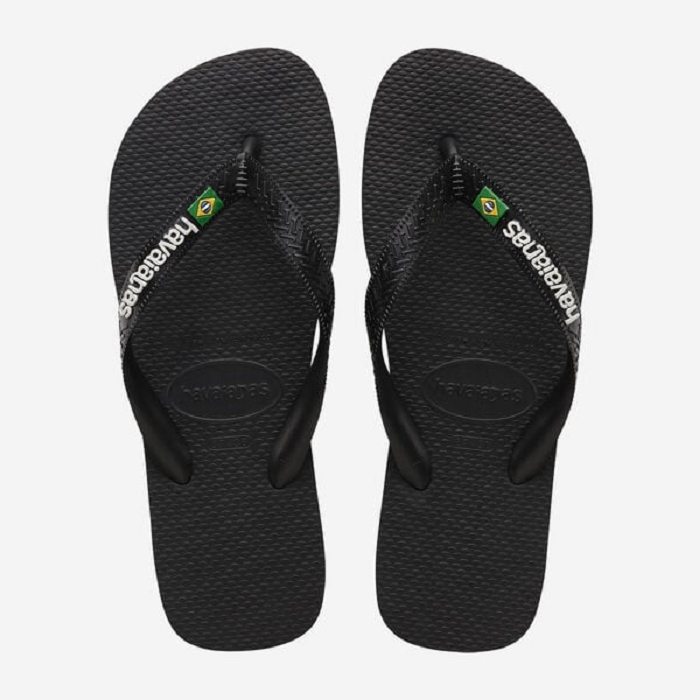 Havaianas chaussures havaianas brasil logo black black noir