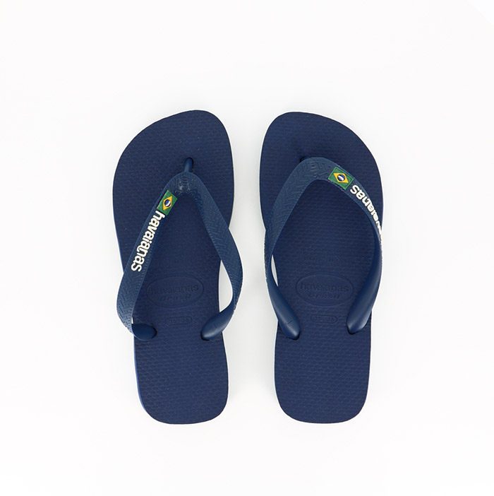 Havaianas chaussures havaianas brasil logo navy blue bleu