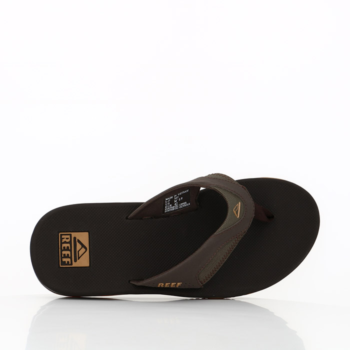 Reef chaussures reef fanning brown gum marron1011201_3