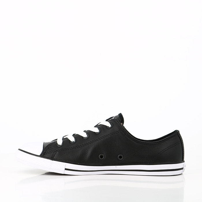 Converse chaussures converse chuck taylor all star ox dainty cuir noir1011301_2