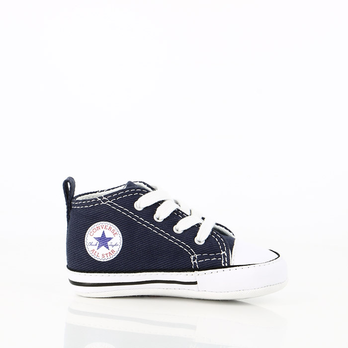 Converse chaussures converse bebe chuck taylor first star hi marine bleu