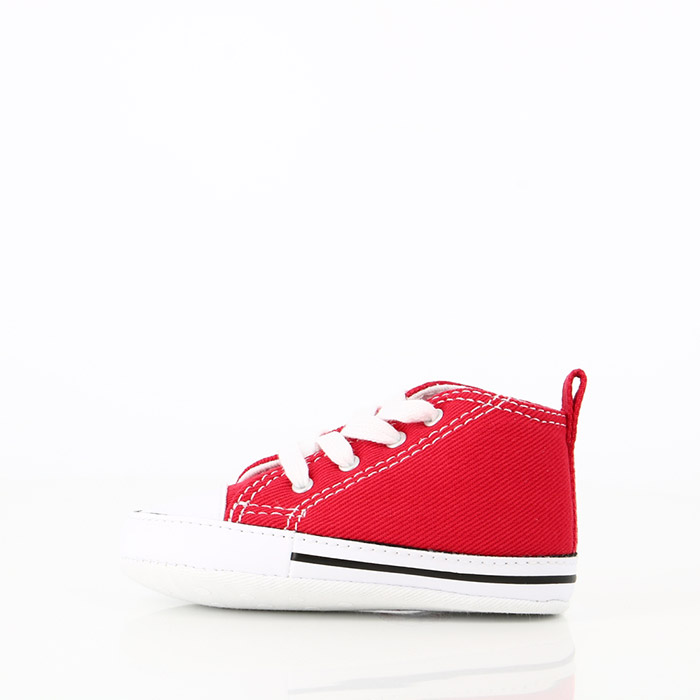 Converse chaussures converse bebe chuck taylor first star hi rouge1011701_2