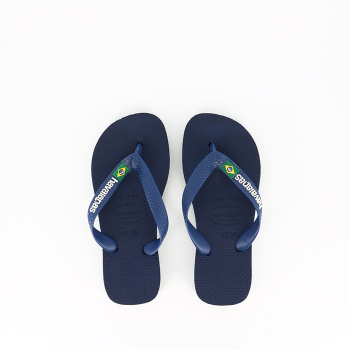Havaianas chaussures havaianas enfant brasil logo navy blue bleu