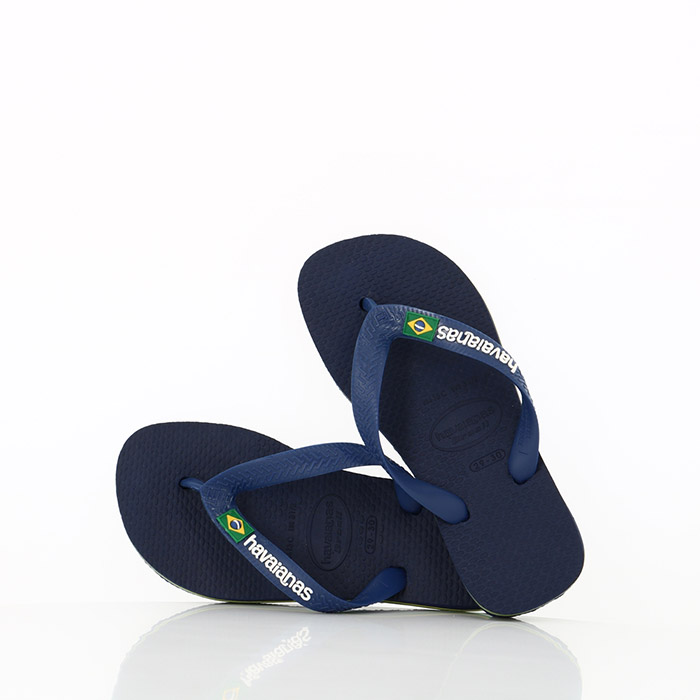 Havaianas chaussures havaianas enfant brasil logo navy blue bleu1012201_2