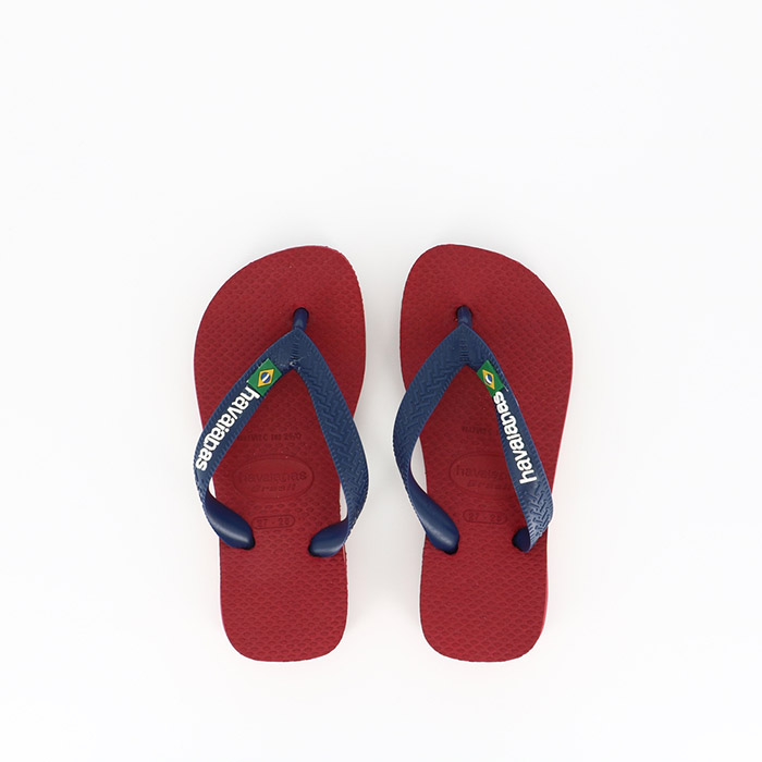 Havaianas chaussures havaianas enfant brasil logo red rouge
