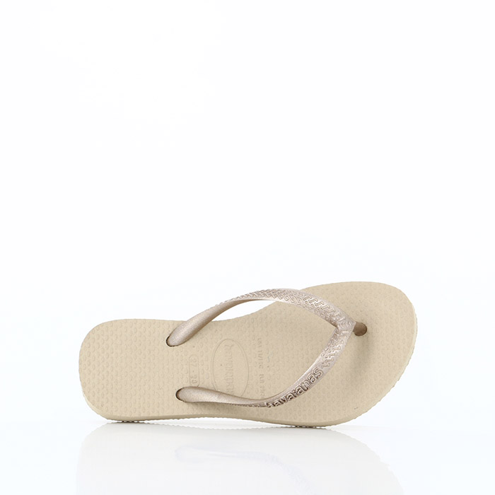 Havaianas chaussures havaianas enfant slim sand grey light golden or1013501_4