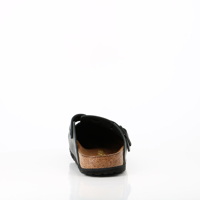 Birkenstock chaussures birkenstock boston cuir lisse noir noir1018601_2