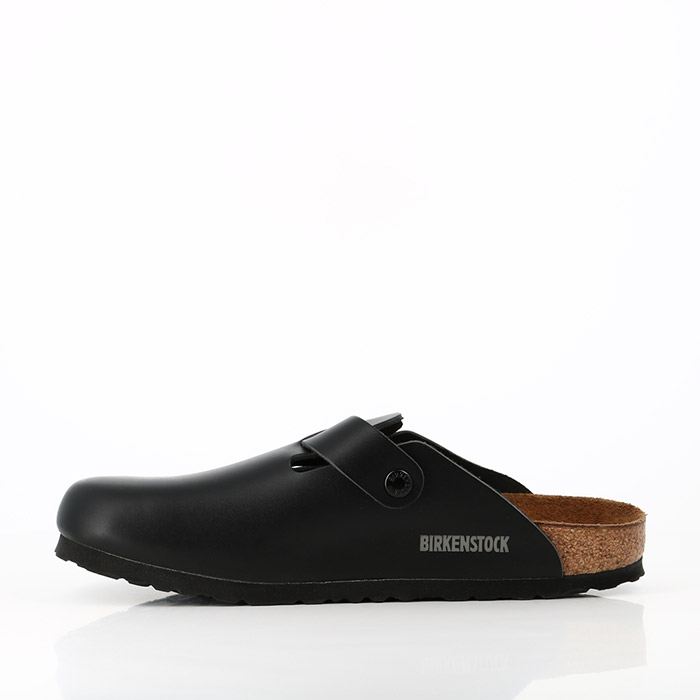 Birkenstock chaussures birkenstock boston cuir lisse black noir1018601_3