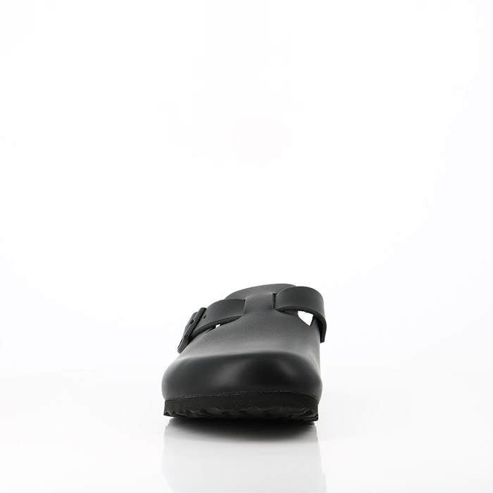 Birkenstock chaussures birkenstock boston cuir lisse noir noir1018601_4