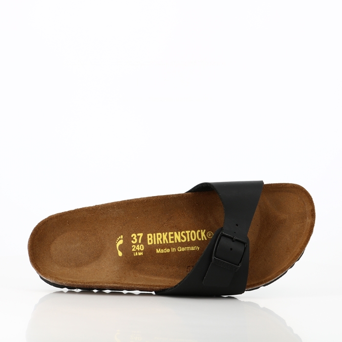 Birkenstock chaussures birkenstock madrid noir femme noir