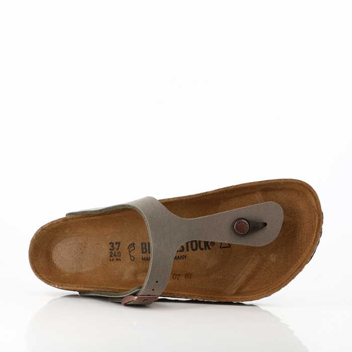 Birkenstock chaussures birkenstock gizeh stone gris