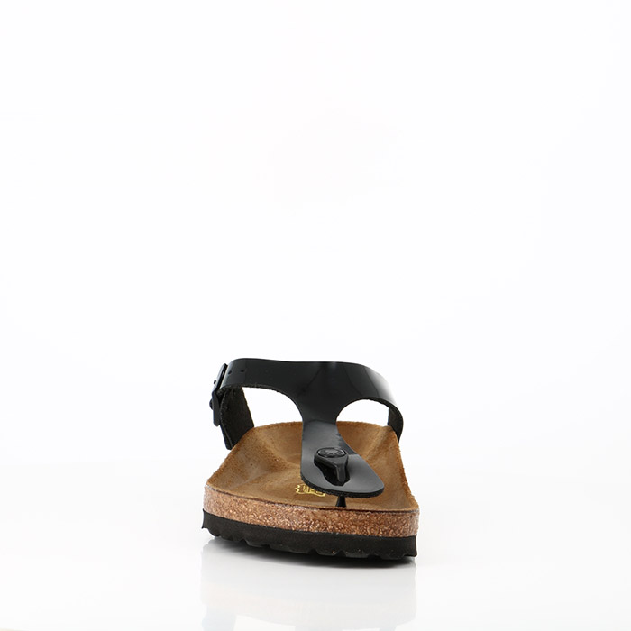 Birkenstock chaussures birkenstock gizeh vernis patent noir noir1026401_4