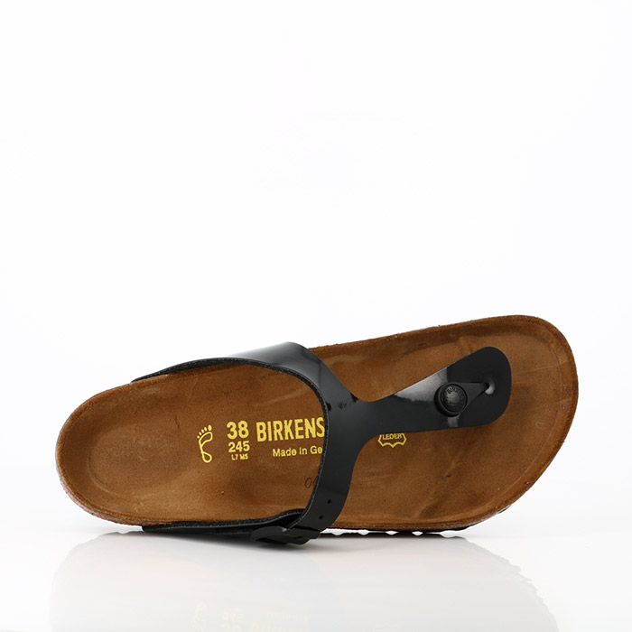 Birkenstock chaussures birkenstock gizeh bf vernis noir noir1026401_5