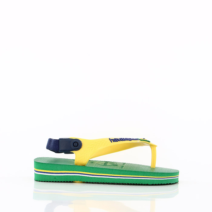 Havaianas chaussures havaianas bebe brasil logo green vert1026501_3