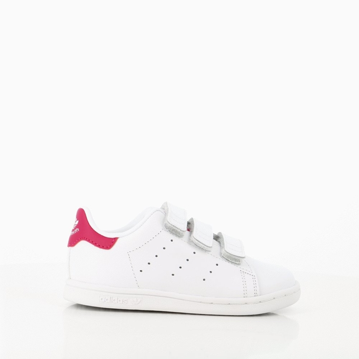 Adidas chaussures adidas bebe stan smith scratch rose blanc