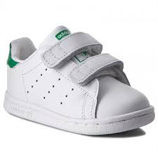 Adidas chaussures adidas bebe stan smith scratch vert blanc