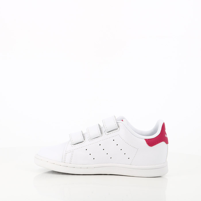 Adidas chaussures adidas enfant stan smith scratch rose blanc1044201_3