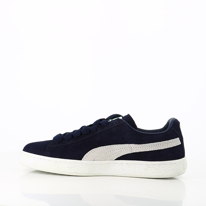 Puma chaussures puma suede classic xxi peacoat white bleu1052701_2