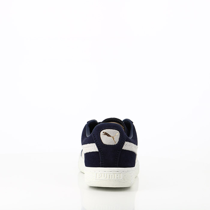 Puma chaussures puma suede classic xxi peacoat white bleu1052701_3