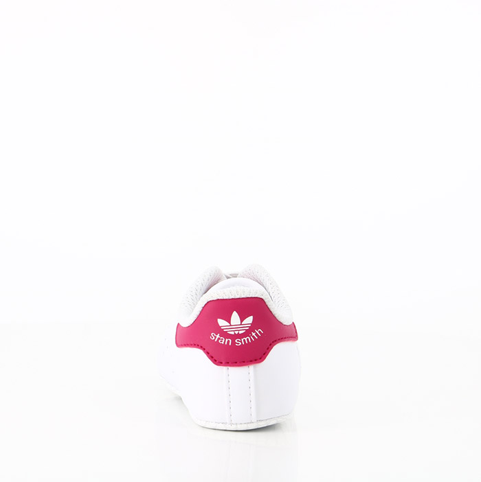 Adidas chaussures adidas bebe stan smith crib blanc blanc rose blanc1053501_2