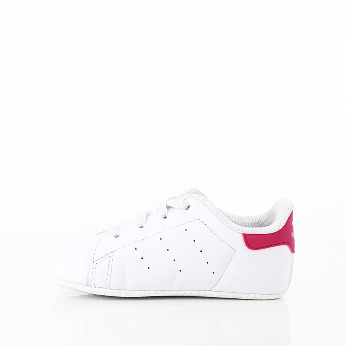 Adidas chaussures adidas bebe stan smith crib blanc blanc rose blanc1053501_3