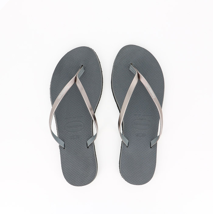 Havaianas chaussures havaianas you metallic steel grey gris