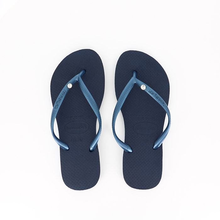 Havaianas chaussures havaianas slim crystal sw ii navy blue bleu