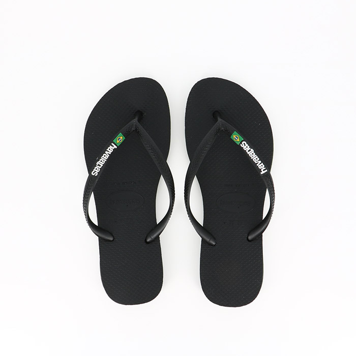 Havaianas chaussures havaianas slim brasil logo black noir