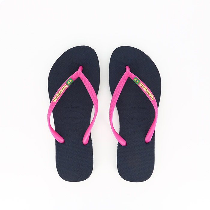 Havaianas chaussures havaianas slim brasil logo navy blue bleu