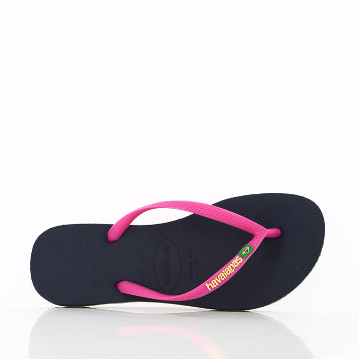 Havaianas chaussures havaianas slim brasil logo navy blue bleu1069801_4