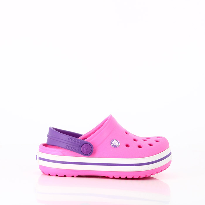 Crocs chaussures crocs bebe crocband neon magenta neon purle rose