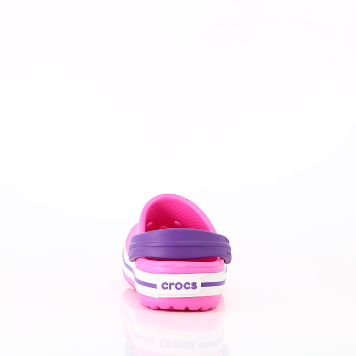 Crocs chaussures crocs bebe crocband neon magenta neon purle rose1073801_2