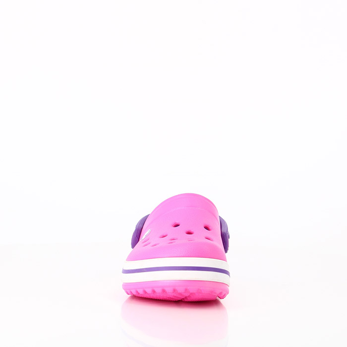 Crocs chaussures crocs bebe crocband neon magenta neon purle rose1073801_4