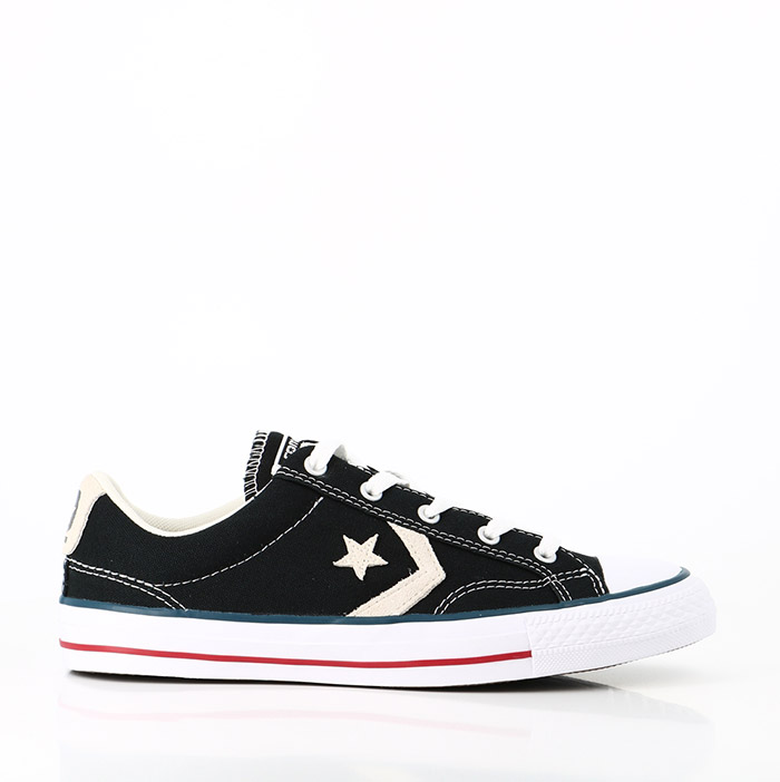 Converse chaussures converse star player ox black milk noir