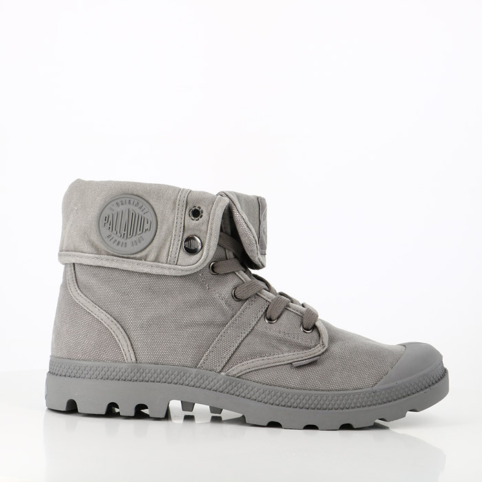 Palladium chaussures palladium baggy h titanium high rise gris