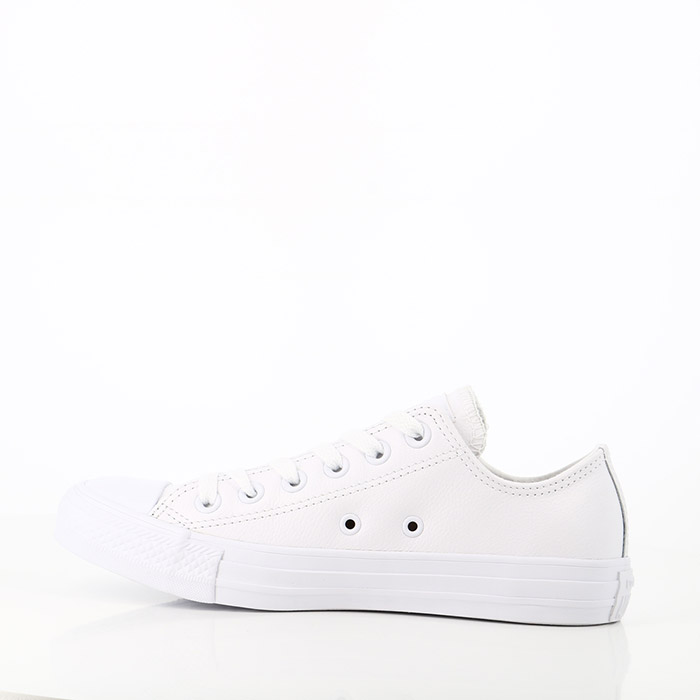 Converse chaussures converse chuck taylor all star ox cuir mono blanc1094601_3