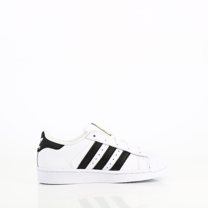 Adidas chaussures adidas enfant superstar lacets blanc noir blanc