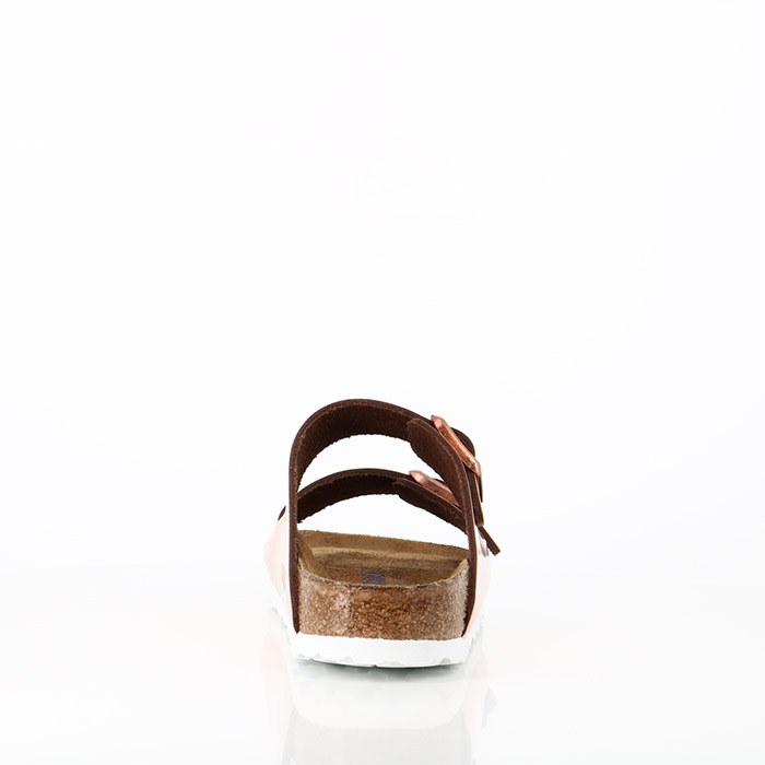 Birkenstock chaussures birkenstock arizona sfb cuir metallic copper rose1111401_4