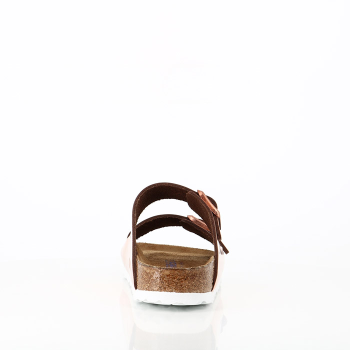 Birkenstock chaussures birkenstock arizona  sfb cuir metallic copper rose1111401_4