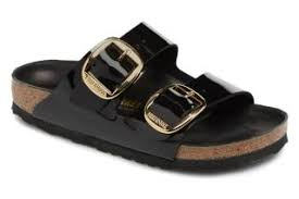 Birkenstock chaussures birkenstock arizona big buckle high shine blackhex noir