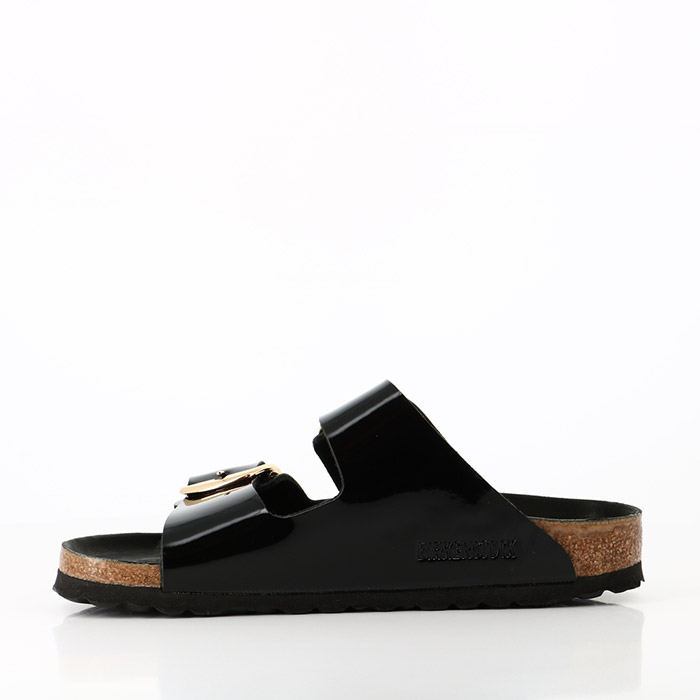 Birkenstock chaussures birkenstock arizona big buckle cuir high shine blackhex noir1112001_2