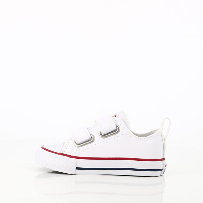 Converse chaussures converse bebe chuck taylor all star 2v leather toddler ox white blanc1122401_2