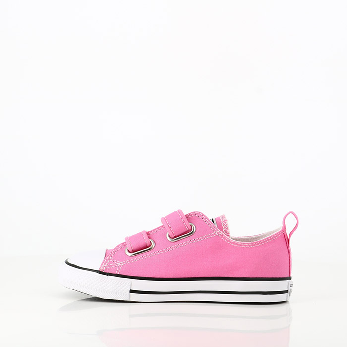 Converse chaussures converse bebe chuck taylor 2v canvas low top pink rose1137901_2