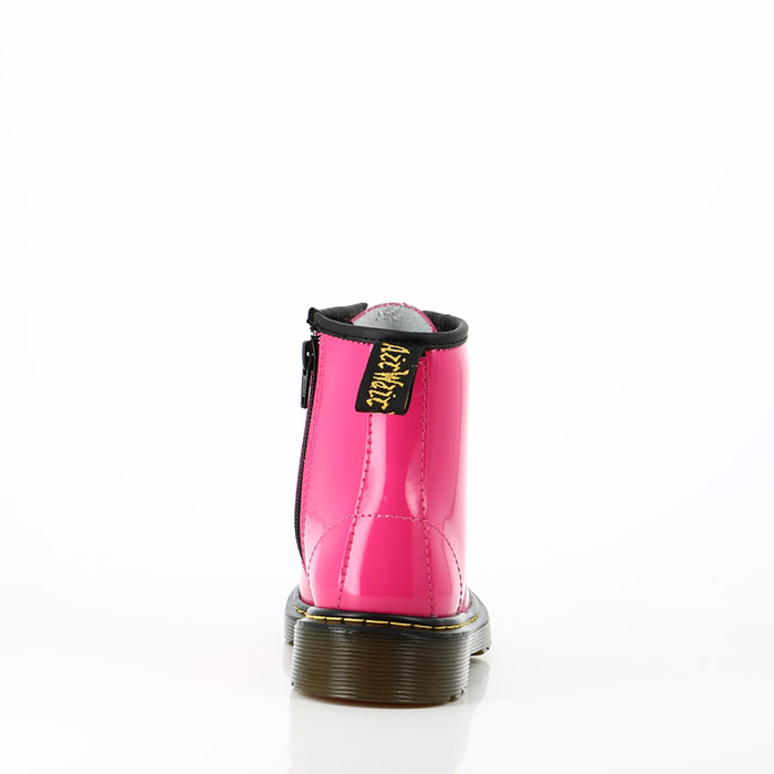 Dr martens chaussures dr martens enfant delaney patent lamper hot pink rose1142101_2